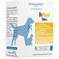 Dynamopet DìMood Small Integatore per il Benessere di cani e gatti 20 bustine