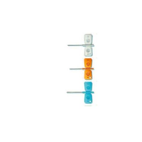 Safety Ago a farfalla sterile monouso con raccordo rigido Luer Lock tubo in PVC morbido G25 1 pezzo