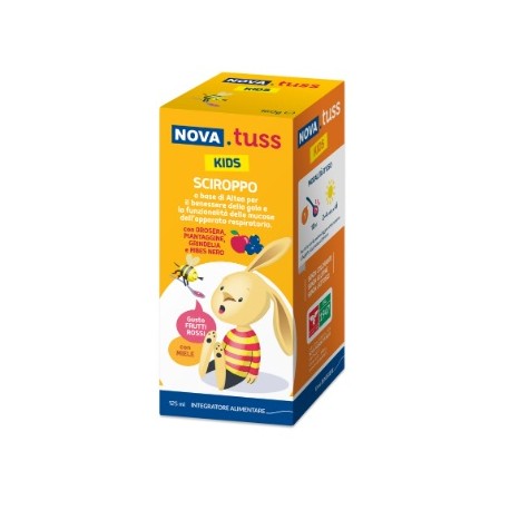 Nova Tuss Kids sciroppo per il benessere della gola 160 g