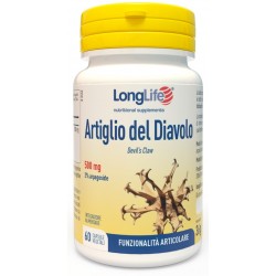 Longlife Artiglio Del Diavolo 2% 500 mg integratore per funzionalità articolare e digestiva 60 capsule