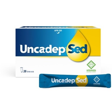 Erbozeta Uncadep Sed integratore per sollievo dalla tosse secca 20 drink stick Erbozeta Uncadep Sed integratore per sollievo dalla tosse secca 20 drink stick