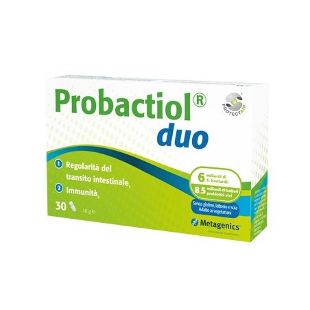 Probactiol Duo integratore per regolarità del transito intestinale 30 Capsule