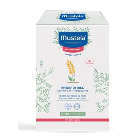 Mustela Amido Di Riso Lenitivo e Rinfrescante per Pelle Ipersensibile 5 bustine