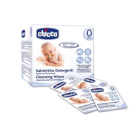 Chicco Salviettine detergenti pulisci ciuccio inodori e insapori 15 pezzi