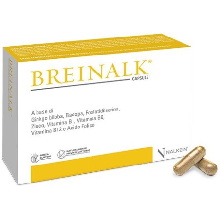 Breinalk integratore per memoria e funzionalità cognitiva 20 capsule Breinalk integratore per memoria e funzionalità cognitiva 20 capsule