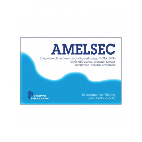 Amelsec integratore a base di acidi grassi DHA EPA 30 capsule