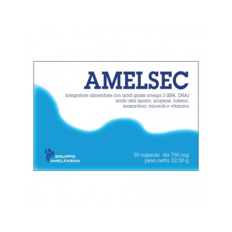 Amelsec integratore a base di acidi grassi DHA EPA 30 capsule Amelsec integratore a base di acidi grassi DHA EPA 30 capsule