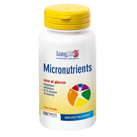 LONGLIFE MICRONUTRIENTS 100 TAVOLETTE