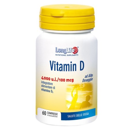 LONGLIFE VITAMIN D 4000UI 60 COMPRESSE LONGLIFE VITAMIN D 4000UI 60 COMPRESSE
