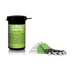 Onetouch Select Plus strisce per misurazione della glicemia risultati in 5 secondi 25 strisce