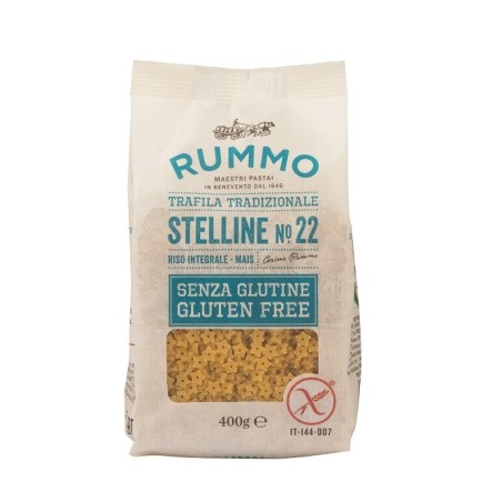 Rummo Stelline N22 riso integrale e mais pastina senza glutine 400 g Rummo Stelline N22 riso integrale e mais pastina senza glutine 400 g