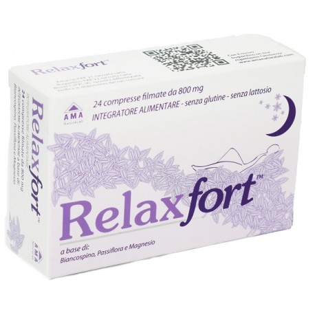 Relaxfort integratore per rilassamento e benessere mentale 24 compresse filmate