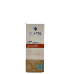 Rilastil Ultra 100 Protector COLOR - Fluido protezione solare spf 50+ pelle chiara e sensibile 50 ml