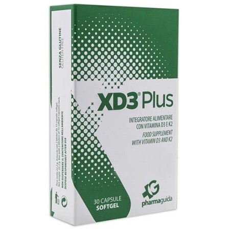 XD3 Plus Integratore per Ossa e Sistema immunitario 30 capsule softgel XD3 Plus Integratore per Ossa e Sistema immunitario 30 capsule softgel