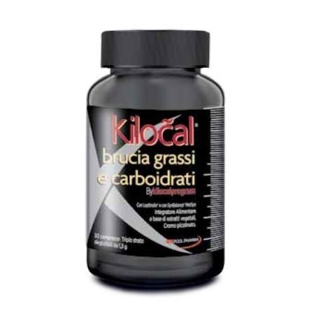 Kilocal Brucia Grassi e Carboidrati integratore dimagrante 30 compresse Kilocal Brucia Grassi e Carboidrati integratore dimagrante 30 compresse