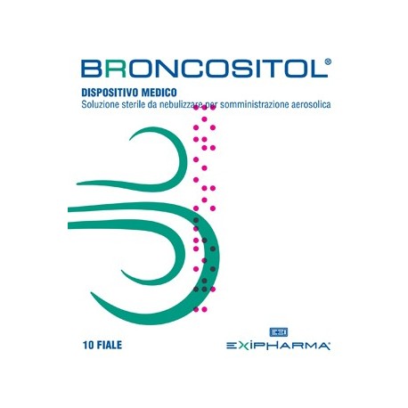 Broncositol Soluzione Sterile da Nebulizzare 10 Fiale 3 ml