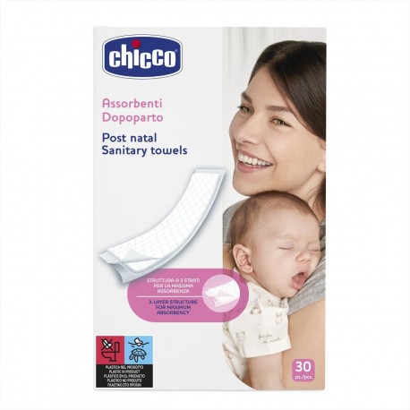 Chicco Assorbenti Dopoparto 3 strati 30 pezzi