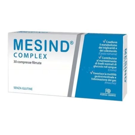 Mesind Complex Integratore per Glucosio nel sangue 30 compresse Mesind Complex Integratore per Glucosio nel sangue 30 compresse