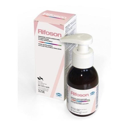 Rifoson Emulsione Fluida per Cani e Gatti 100 ml Rifoson Emulsione Fluida per Cani e Gatti 100 ml