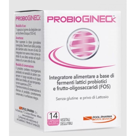 ProbioGineck Integratore per il Benessere Ginecologico e Intestinale 14 capsule ProbioGineck Integratore per il Benessere Ginecologico e Intestinale 14 capsule