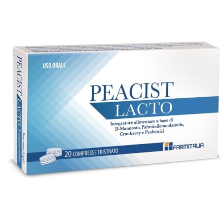 Peacist Lacto integratore per il benessere delle vie urinarie 20 compresse Peacist Lacto integratore per il benessere delle vie urinarie 20 compresse