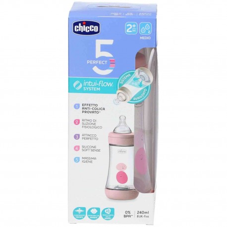 Chicco Perfect 5 Biberon Flusso Medio 240ml