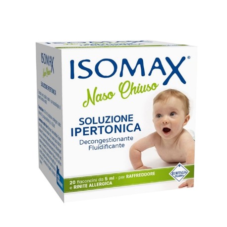 Isomax Naso Chiuso soluzione ipertonica fluidificante decongestionante 20 flaconcini da 5 ml