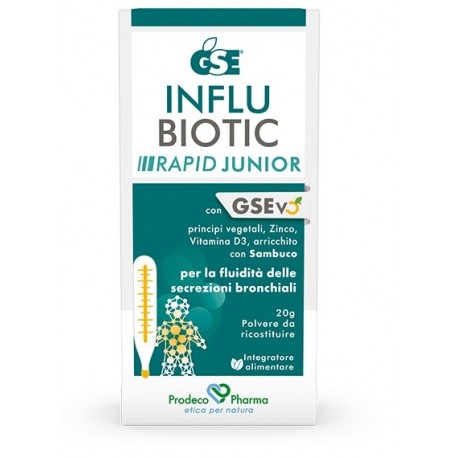 GSE Influbiotic Rapid Junior polvere da ricostituire 20 g - Integratore per difese immunitarie bambini
