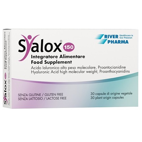 Syalox 150 integratore con acido ialuronico per il benessere dei tessuti cutanei 30 capsule