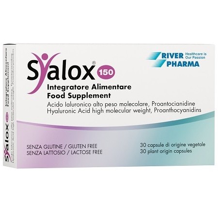 Syalox 150 integratore con acido ialuronico per il benessere dei tessuti cutanei 30 capsule Syalox 150 integratore con acido ialuronico per il benessere dei tessuti cutanei 30 capsule