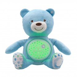 Chicco First Dreams Baby Bear Orsetto Proiettore Blu con Luci e Musica 