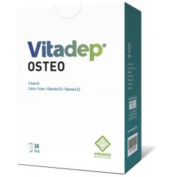 Erbozeta Vitadep Osteo integratore per normali livelli di calcio nel sangue 30 stick