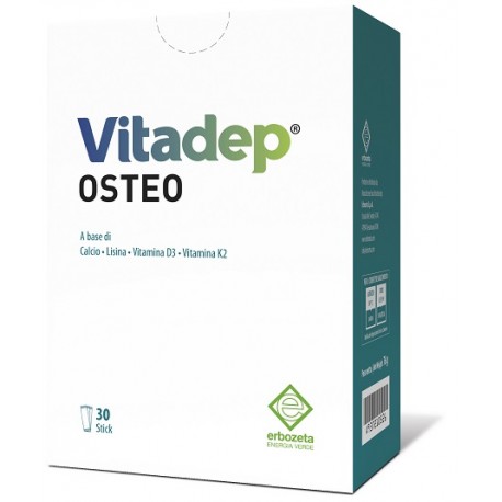 Erbozeta Vitadep Osteo integratore per normali livelli di calcio nel sangue 30 stick