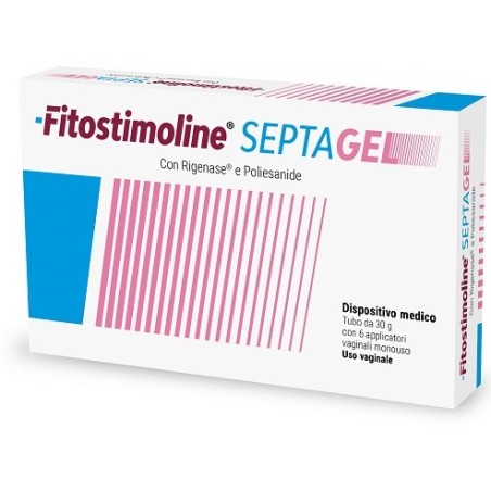 Fitostimoline Septagel – Gel Vaginale con 6 applicatori monouso Fitostimoline Septagel – Gel Vaginale con 6 applicatori monouso