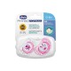 Chicco PhysioForma Air Succhietto per Bambini da 0 a 6 mesi 2 pezzi rosa