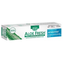 ESI Aloe Fresh Sensitive – Dentifricio da 100 ml per l’igiene orale quotidiana di denti e gengive sensibili