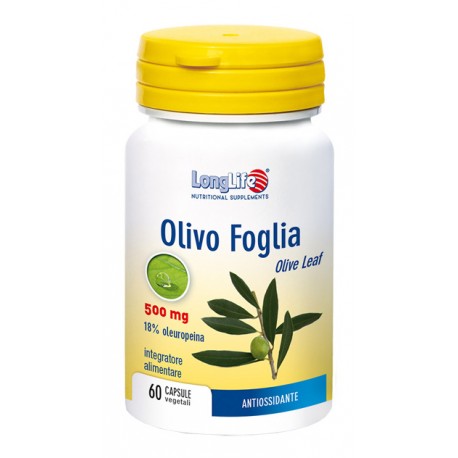 LongLife Olivo Foglia 500 mg integratore per il benessere cardiaco 60 capsule