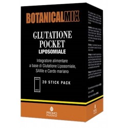 Botanicalmix Glutatione Pocket Liposomiale integratore depurativo 20 stick da 2 g