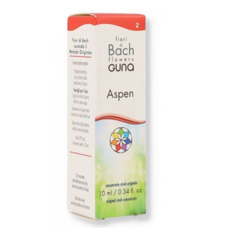 Guna Aspen Fiori di Bach secondo il metodo originale 10 ml