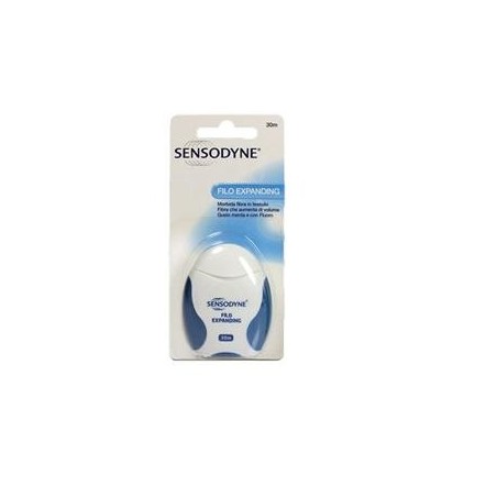 Sensodyne Expanding filo interdentale morbido cerato per spazi interdentali 30 m Sensodyne Expanding filo interdentale morbido cerato per spazi interdentali 30 m