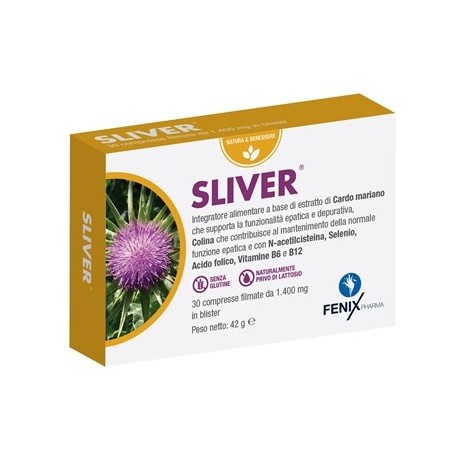 Sliver integratore depurativo per funzionalità epatica 30 compresse