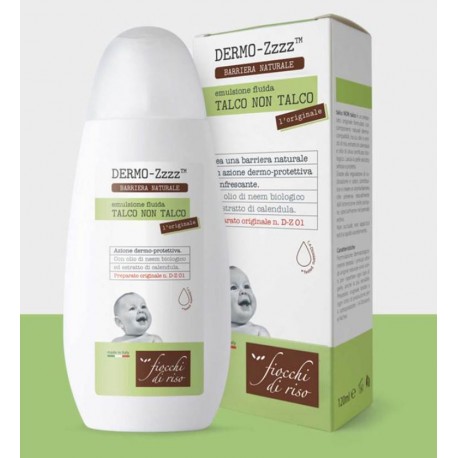 Fiocchi di Riso Talco NON Talco per Bambini AntiOdore AntiSudore 120ml