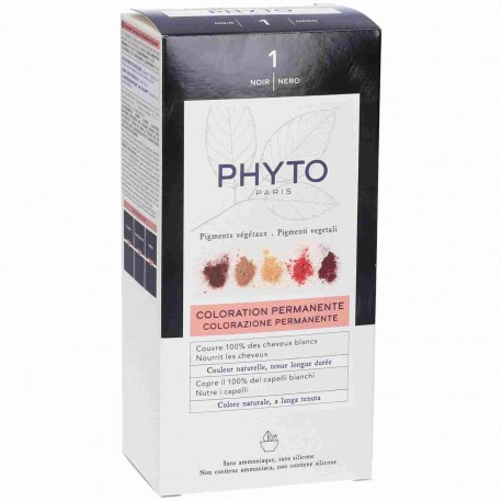 Phyto Phytocolor Colorazione Permanente Nera Senza Ammoniaca