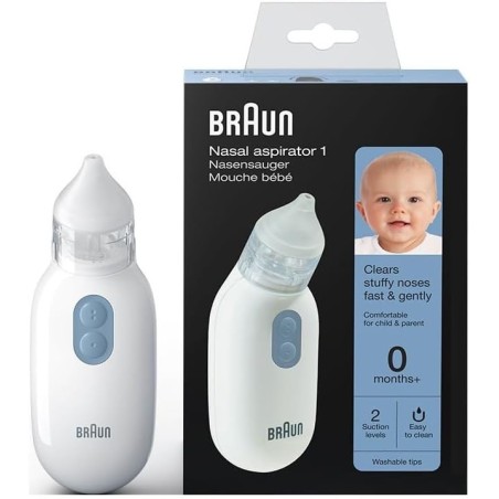 Braun Aspiratore Nasale Elettrico per congestione nasale del bambino 1 pezzo Braun Aspiratore Nasale Elettrico per congestione nasale del bambino 1 pezzo