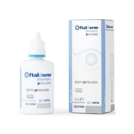 Biodue Oftalderm Shampoo perioculare ipoallergenico per palpebre e ciglia 50 ml Biodue Oftalderm Shampoo perioculare ipoallergenico per palpebre e ciglia 50 ml
