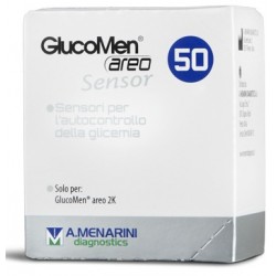 Glucomen Areo Sensor Strisce Misurazione Glicemia 50 Pezzi