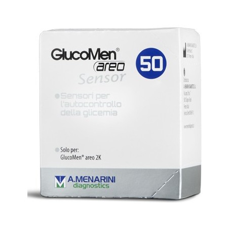 Glucomen Areo Sensor Strisce Misurazione Glicemia 50 Pezzi