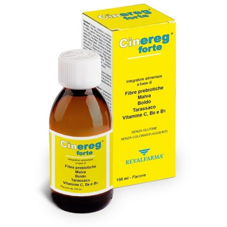 Revalfarma Cinereg Forte integratore con fibre prebiotiche per flora intestinale 150 ml Revalfarma Cinereg Forte integratore con fibre prebiotiche per flora intestinale 150 ml