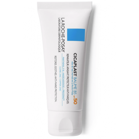 La Roche Posay Cicaplast Baume B5+ SPF50 - Balsamo viso lenitivo pelle irritata cpn protezione solare 40 ml