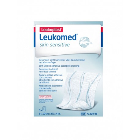 Leukomed Skin Sensitive Medicazione in TNT sterile 8x10 cm 5 pezzi